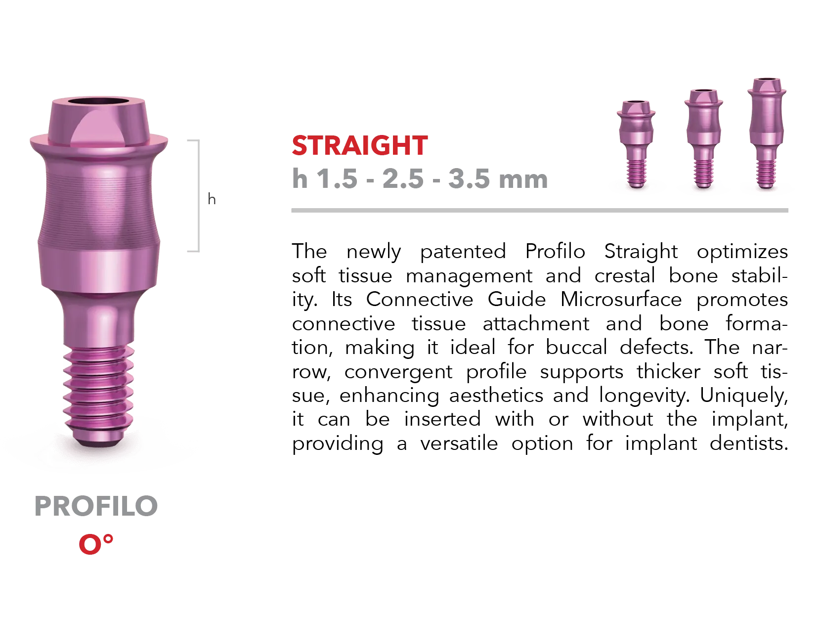 Profilo abutment - Straight