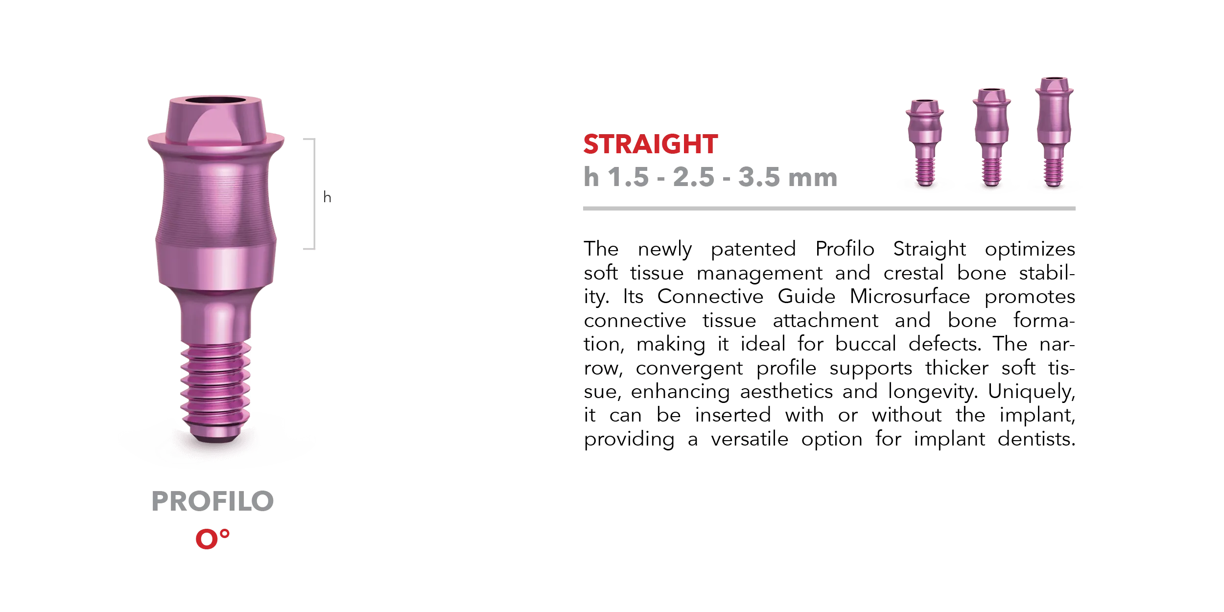 Profilo abutment - Straight