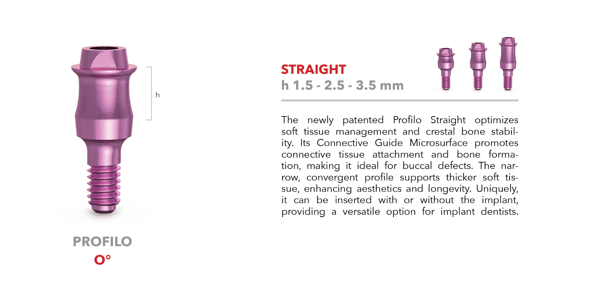 Profilo abutment - Straight