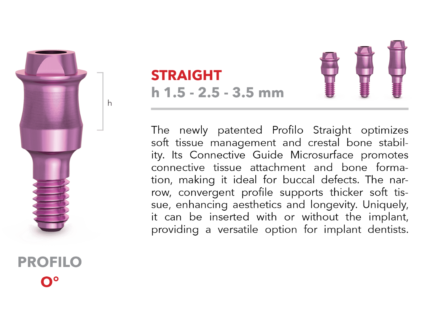 Profilo abutment - Straight